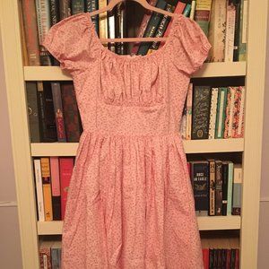 Hearts and Found Loretta dress pink floral NWT